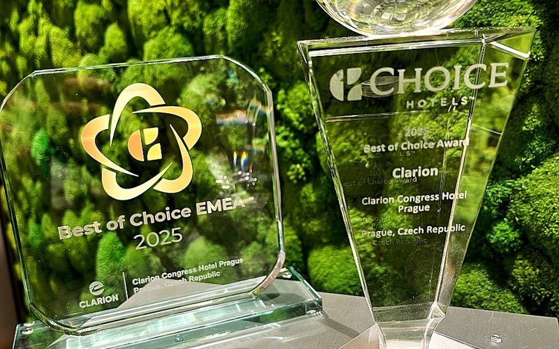 Clarion Congress Hotel Prague získal prestižní ocenění Best of Choice Winner